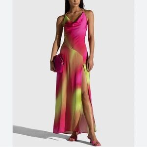 The Wolf Gang Makena Ombré Maxi Dress Size M